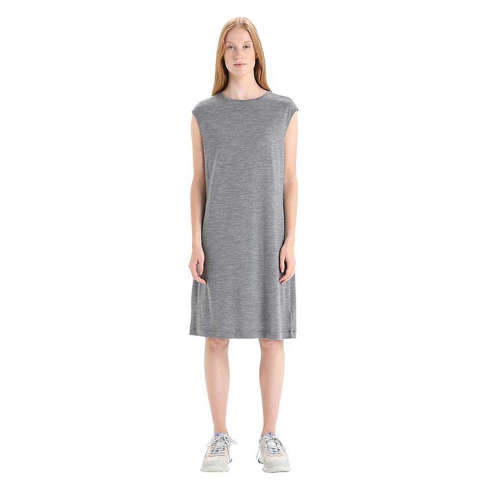 ICEBREAKER Merino Granary Sleeveless Dress - SMALL